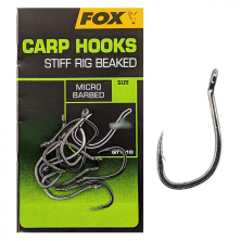 Гачки Fox Carp Hooks Stiff Rig Beaked Size 4 10шт