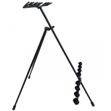 Подставка для запасных удилищ Meccanica Vadese Tripod Mico 4 / 6 / 8 Rod Black 4 / 6 / 8 Rod 1шт