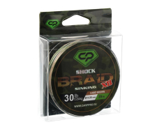 Шок-лідер Carp Pro Diamond Shock Braid PE X8 30lb 25м 0.20мм Camo Brown