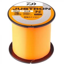 Леска Daiwa Justron DPLS 500m №6 0.405mm 25lb hot orange