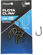 Гачки безбороді Nash Flota Claw Hooks Barbless Size 10 10 шт
