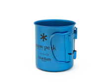 Кружка Snow Peak Ti-Single 450 Cup 450ml. Blue