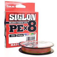 Шнур Sunline Siglon PE х8 150m (мульти.) #0.3/0.094 mm 5lb/2.1 kg