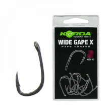 Крючок карповый Korda Wide Gape X #6 (10 шт/уп)