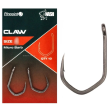 Карповые крючки Нэш Пинпоинт Клау Хукс Nash Pinpoint Claw Hooks Red/Micro Barbed size 2 10шт