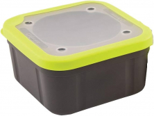 Коробка герметична для насадок та підгодовування Matrix Bait Boxes Solid Top Grey-Lime 1ltr Compact 1шт