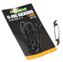 Лентяйки Korda Kickers D Rig Camo green Large 10шт