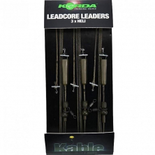 Готовый монтаж Korda Leadcore Leader - Heli Weed / Silt 1m