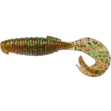 Силикон Keitech Flapper Grub 4", EA#02 Peach Green