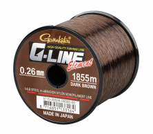 Леска Gamakatsu G-Line Element Dark Brown 0.26mm, 5.00kg  1855m (34842)