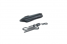 Безопасная клипса для грузил Ridge Monkey Connexion Uni Lead Clip Silt Black 5шт