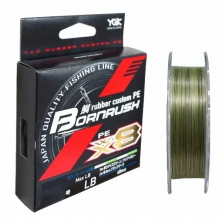 Шнур YGK Bornrush X8 200m PE1.0 22lb