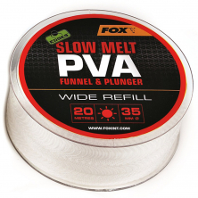 Запасная ПВА сетка для теплой воды Fox Edges PVA Mesh Refills Slow Melt Red Wide 35mm 20m
