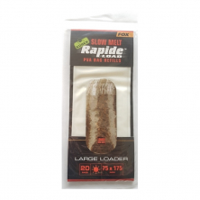 Запасные ПВА пакеты для теплой воды Fox Edges Slow Melt Rapide Load PVA Bags Refills Large Loader 75x175mm 20шт