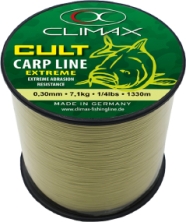 Леска Climax Cult Carp Extreme Line 910m (matt olive) 0.35mm 9.2kg