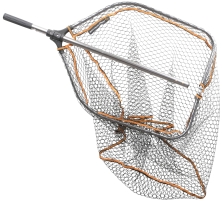 Підсаку Savage Gear Pro Tele Folding Rubber Large Mesh Landing Net L (65x50cm) 