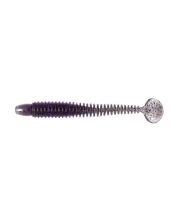 Силикон Lunker City Swimming Ribster 4&quot;(10)221 smoke purple pepper