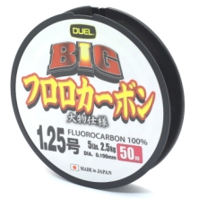 Флюорокарбон Duel Big Fluorocarbon 100% 50m 0.190mm 2.5kg #1.25 (H3821)