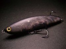 Воблер SUMLURES SLALOMER 85 MATTE DOUBLE BLACK