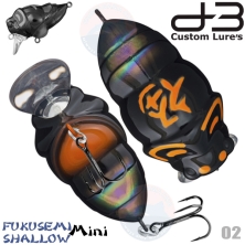 Воблер D-3 CUSTOM LURES FUKUSEMI SHALLOW MINI #02 (751)