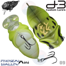 Воблер D-3 CUSTOM LURES FUKUSEMI SHALLOW MINI #09 (829)