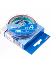 Шнур Gosen Roots X4 200m PE2.0 31lb multicolor 