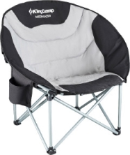 Кресло KingCamp Moon Camping Chair with Cooler. Black/grey