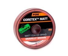 Поводковий матеріал FOX Matt Coretex Gravelly Brown 20 м 20 lb (арт.3838CAC434)