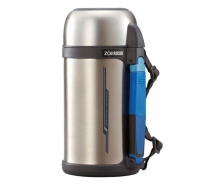 Термос Zojirushi SF 1.3л со складной ручкой и ремешком
