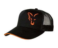 Кепка FOX Black / Orange Trucker 