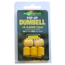 Приманка пластикова Korda Pop-up Dumbell IB (16мм) (арт.3838KPB40)