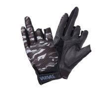 Рукавички Varivas VAG-24 Mesh Glove 3 Black Camo M 