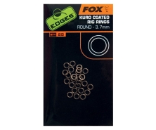 Кільця для монтажу FOX Edges Kuro Coated Rig Rings 3.7 мм L 