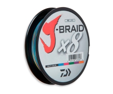 Шнур Daiwa J - Braid x8 Multicolor 300м 0.24мм 