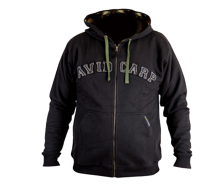 Реглан Avid Carp Zip Thru Hoodie, Black XL 