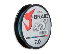 Шнур Daiwa J - Braid x8 Multicolor 300м 0.18мм 