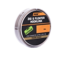 Повідковий матеріал FOX Zig and Floater Hooklink Trans Khaki 10lb 0.26мм 