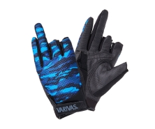 Рукавички Varivas VAG -24 Mesh Glove 3 Blue Camo M 