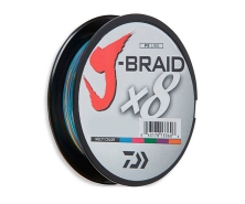 Шнур Daiwa J - Braid x8 Multicolor 150м 0.20мм 