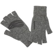 Перчатки Simms Wool Half Finger Glove Steel S/M (13234-030-2030) (арт.19192185910)