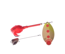 Блесна Mepps Lusox Fluo Hot Chartreuse/Gold 20.5г