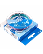 Шнур Gosen Roots X4 150m PE1.2 21lb multicolor