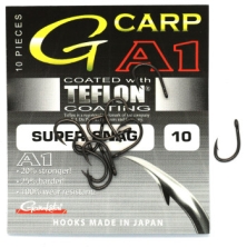 Крючки одинарные A1 G-CARP SUPER Snag T/C № 010 (147668010)