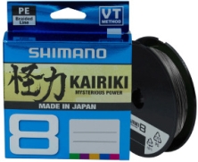 Шнур Shimano Kairiki 8 PE (Steel Gray) 300m 0.16mm 10.3kg