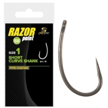 Гачки корпові Carp Spirit Razor Short Curve Shank Barbed Size 4 10шт 