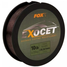 Лісочка коропова Fox Exocet Mono Trans Khaki 20lb 0.370mm 1000м 