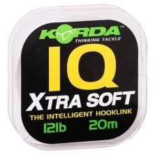 Поводочний матеріал флюрокарбоновий Korda IQ2/IQ Extra Soft clear 12lb/0,35mm 20м 