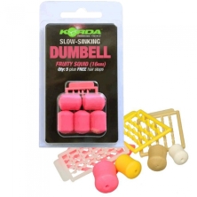 Пластикова приманка Slow Sinking Dumbell Banoffee 16 mm 1шт 