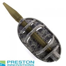 Кормушка методная Preston Ics In-Line Dura Flat Method Small 45g 1шт