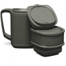 Термо кружка с чайным набором Ridge Monkey Thermo Mug DLX Brew Set Grey 18x9cm Набор